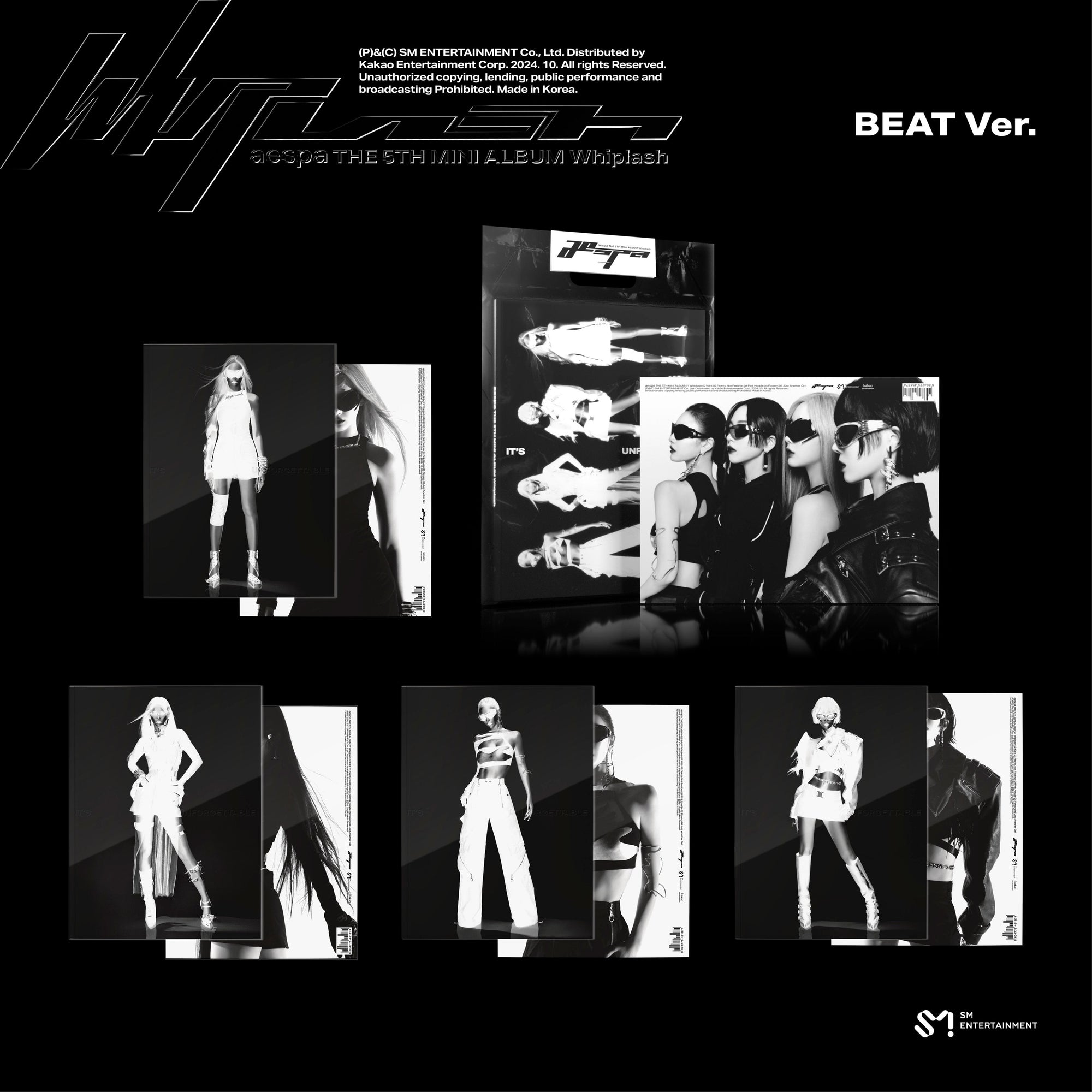 AESPA - WHIPLASH 5TH MINI ALBUM BEAT VER RANDOM - COKODIVE