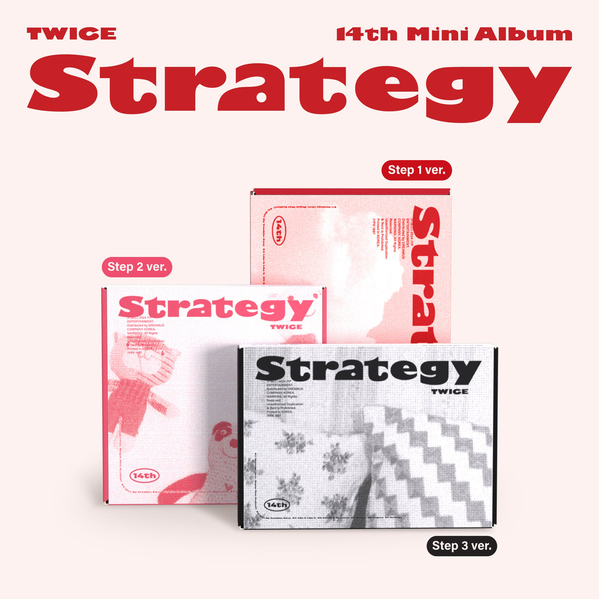 TWICE - STRATEGY 14TH MINI ALBUM JYP SHOP GIFT STANDARD SET - COKODIVE