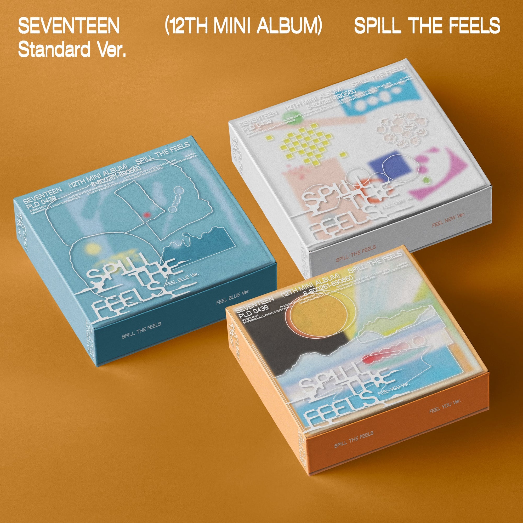 SEVENTEEN - SPILL THE FEELS 12TH MINI ALBUM STANDARD SET - COKODIVE